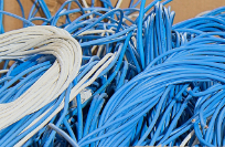 Electronics wire for recycling