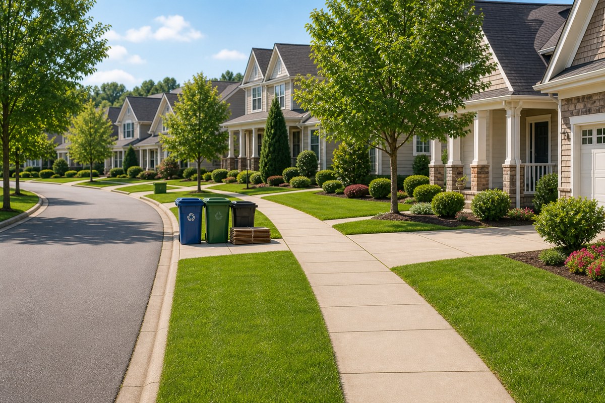 Neighborhood cleanup event