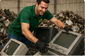 Electronics prepared for recycling